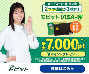 モビット VISA-Wキャンペーンバナー